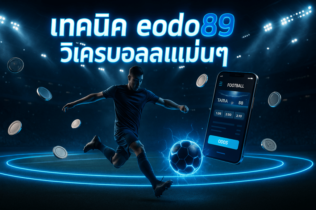 เทคนิค edo89 วิเคราะห์บอลแม่นๆ