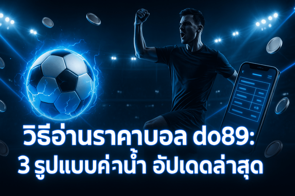 วิธีอ่านราคาบอล edo89