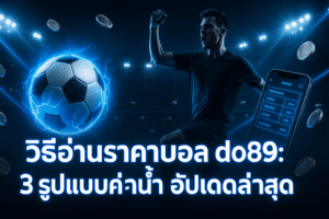 วิธีอ่านราคาบอล edo89