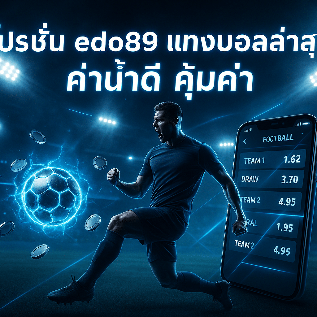 โปรโมชั่น edo89 แทงบอลล่าสุด