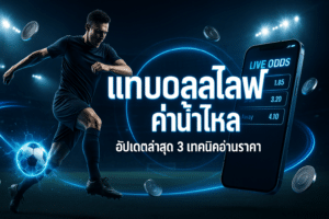 แทงบอลไลฟ์ ค่าน้ำไหล